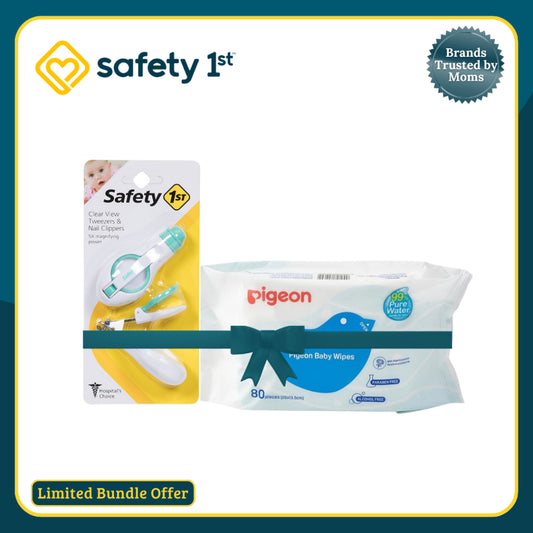Safety 1st Clearview Nail Clipper + Baby Wipes 80s