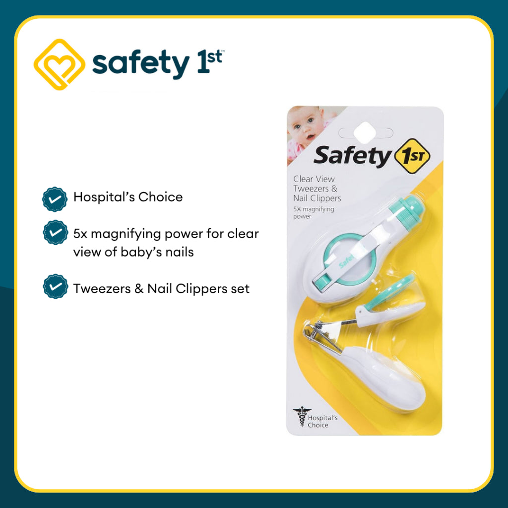 Safety 1st Clearview Nail Clipper + Baby Wipes 80s