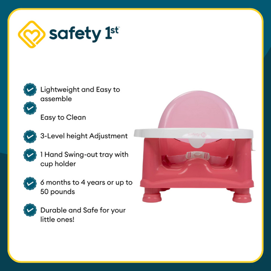 Safety1st Easy Care Booster Seat Pink