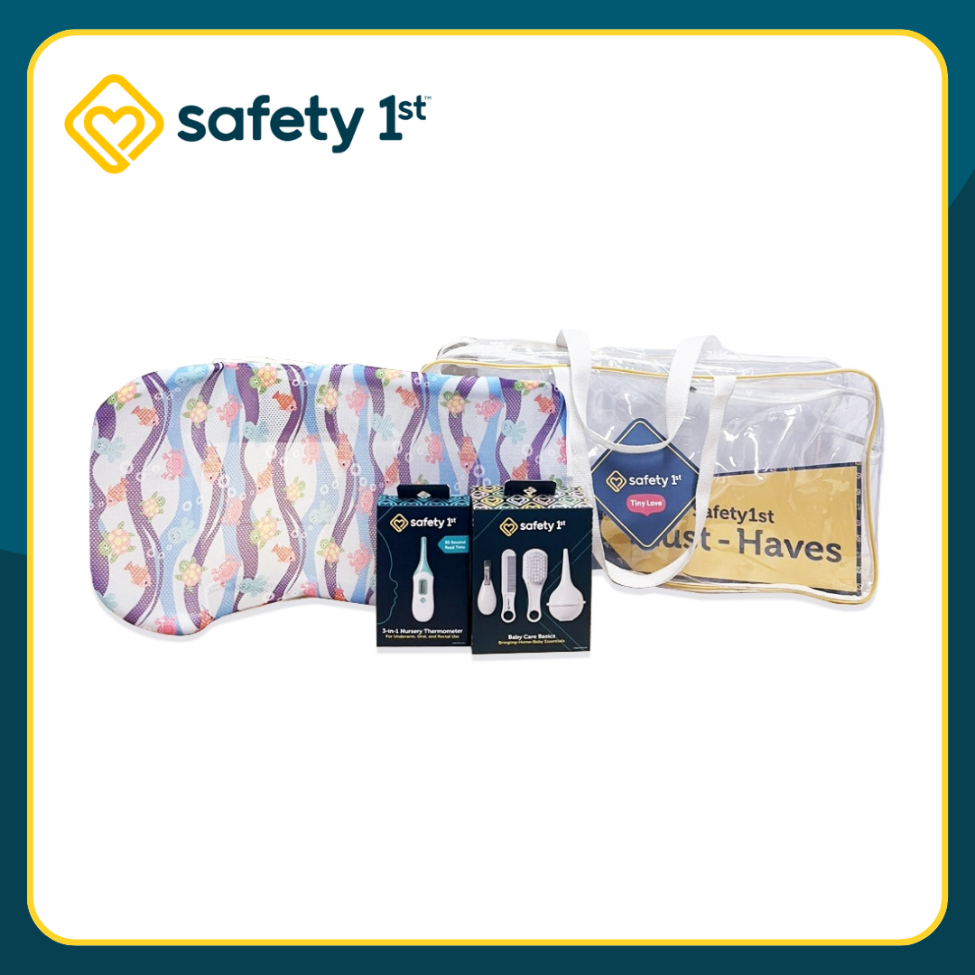 Safety 1st Bath Cradle + Baby Care Basic + 3n1 Thermometer