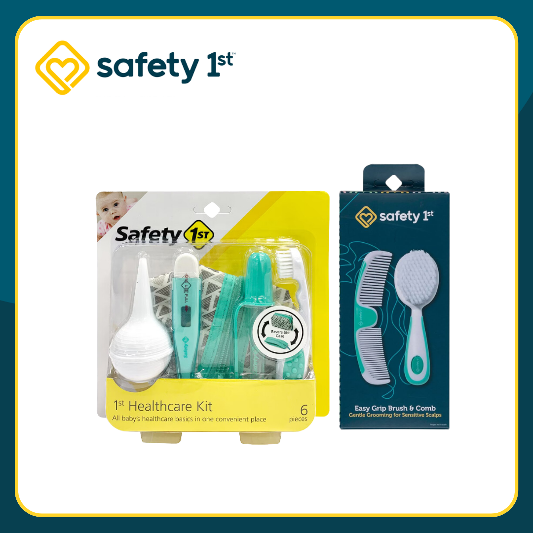 Safety 1st 1" Healthcare Kit Seville with Easy Grip Brush & Comb