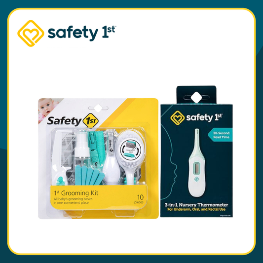 Safety 1st Grooming Kit + 3 in 1 Nursery Thermometer