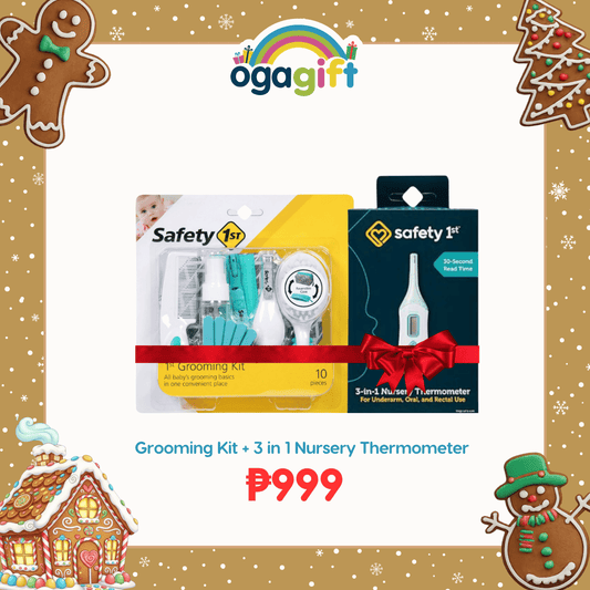 Safety 1st Grooming Kit + 3 in 1 Nursery Thermometer