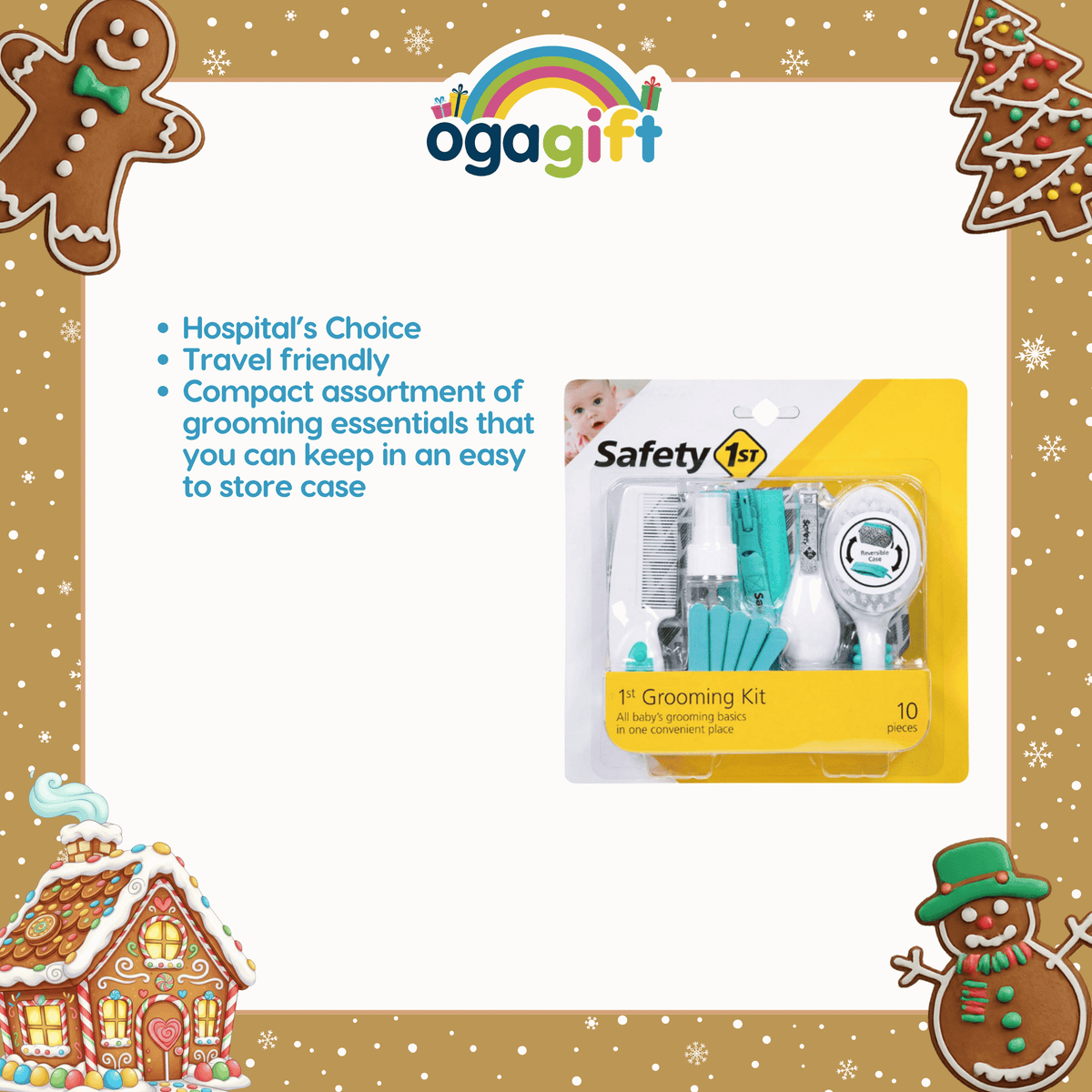 Safety 1st Grooming Kit + 3 in 1 Nursery Thermometer