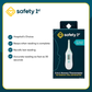 Safety 1st Nasal Aspirator and 3-in-1 Nursery Thermometer. Nasal Aspirator: Soft, flexible tip and Thermometer: 30-second read time, for underarm, oral, and rectal use
