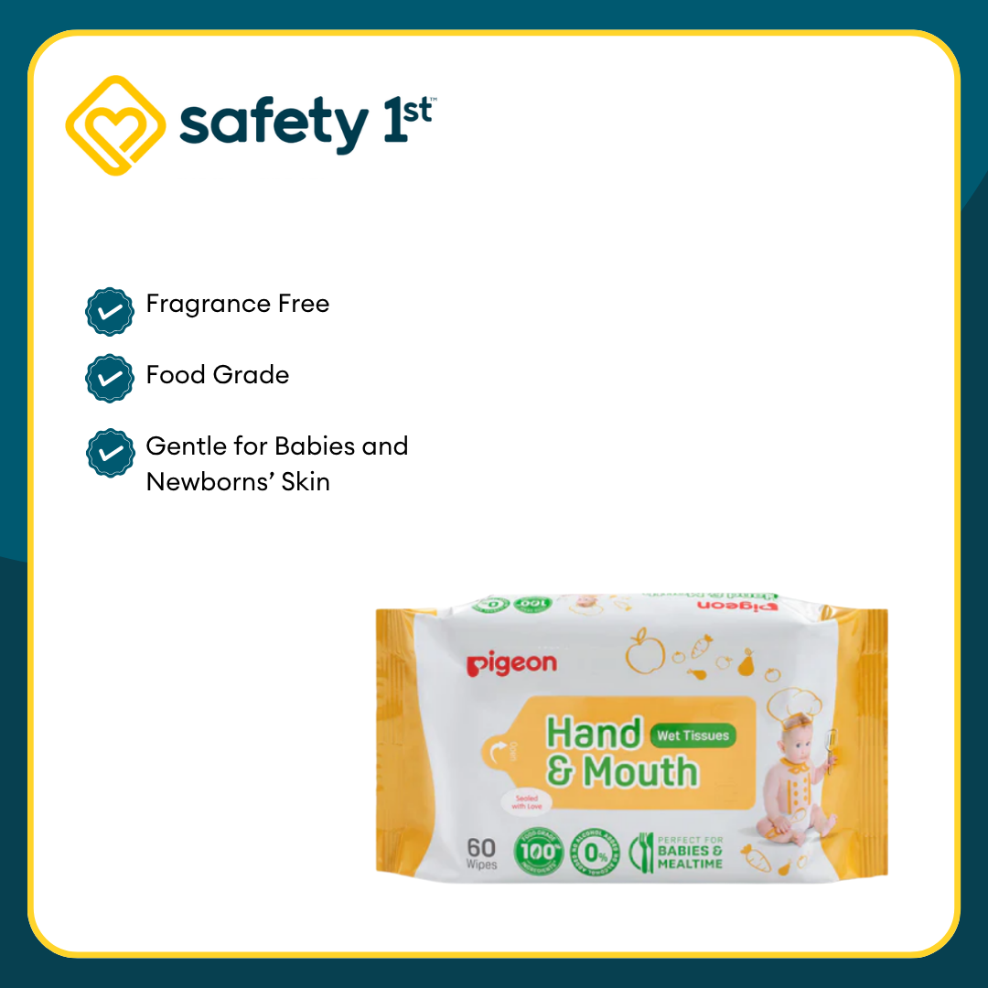 Safety 1st Basic Care Kit + Fold Up Nail Clipper 2pk + Hand and Mouth Tissue 60's