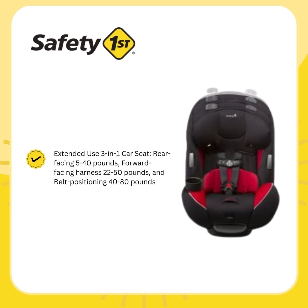 Safety 1st Continuum 3-in1 Car Seat-Chili Pepper