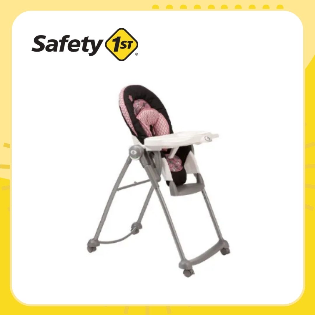 Safety 1st Nourish High Chair With High Quality Materila Vintage Romance (Pink)