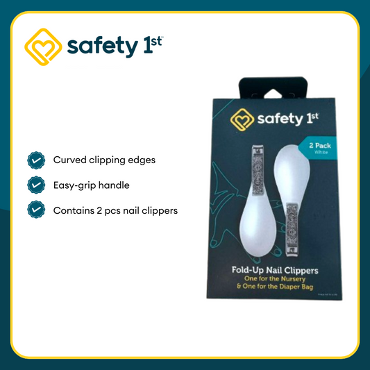 Fold-Up Nail Clipper for Newborn Baby/Infant Safety 1st