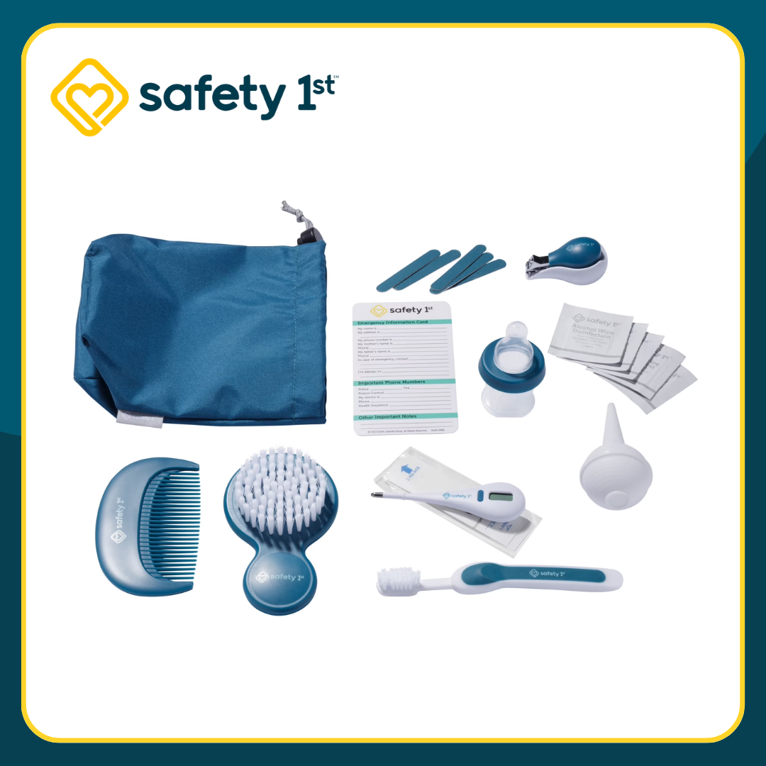 Safety 1st Nursery Care Health & Grooming Kit 24 Pieces Convenient Portable Baby Care Essentials