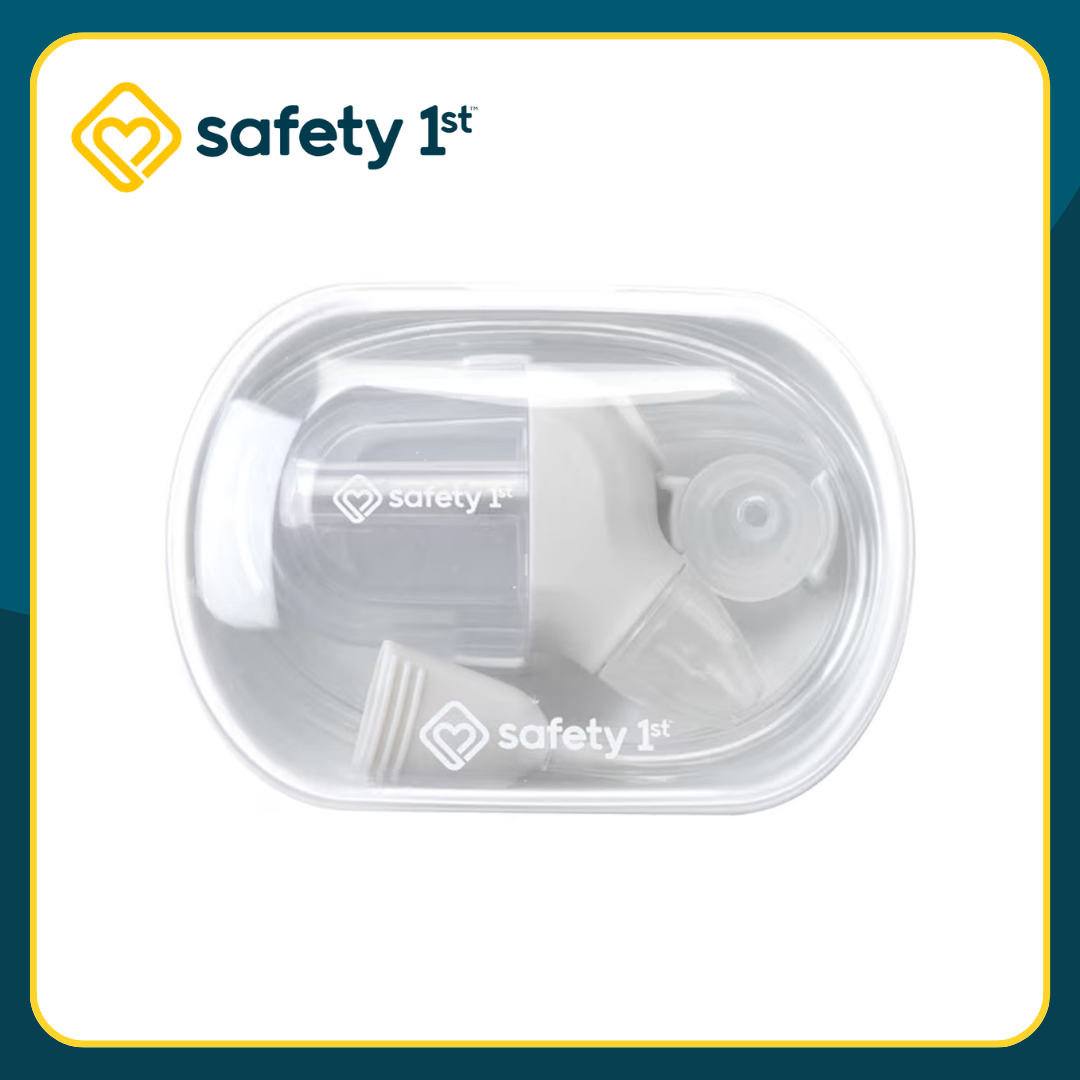 Safety 1st BoogEase Nasal Aspirator - Clear Stuffy Noises - No Filters Needed - Portable Case Included