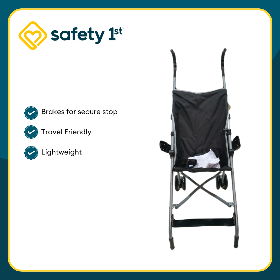 Safety 1st Umbrella Stroller with Canopy - Black