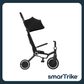 Smartrike Wonder+Storm 3-Wheel Stroller, Compact Folding, Patended one-handed steering, Carry-on