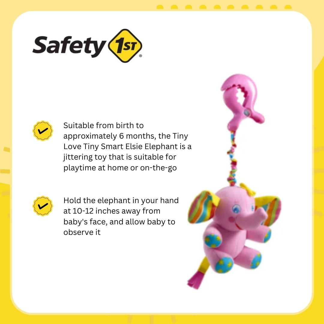 Tiny Smart Elsie Elephant Baby Toy