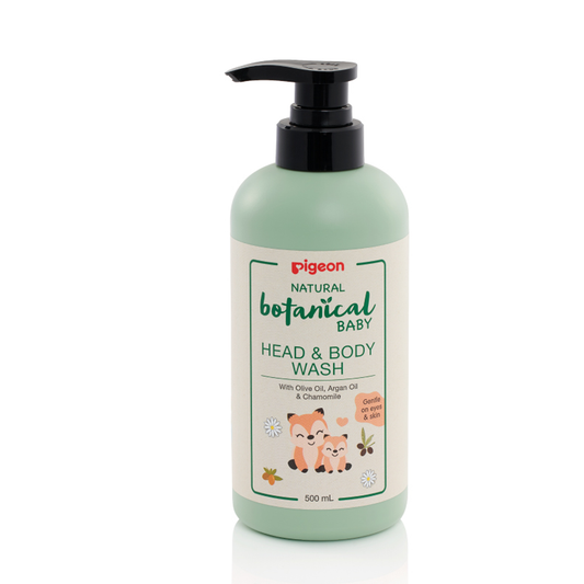 Pigeon Natural Botanical Baby Head and Body Wash 500 ml
