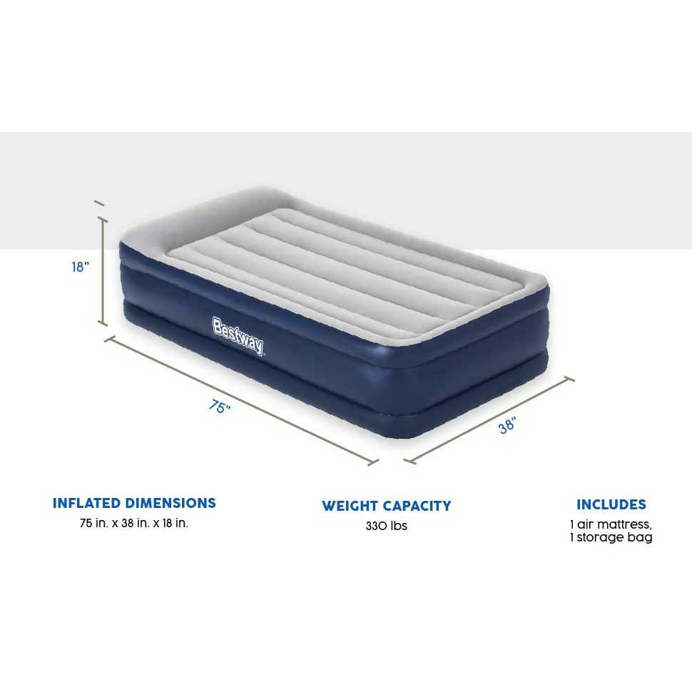 Bestway Tritech Home Air Bed with built in AC Pump (Twin Size)