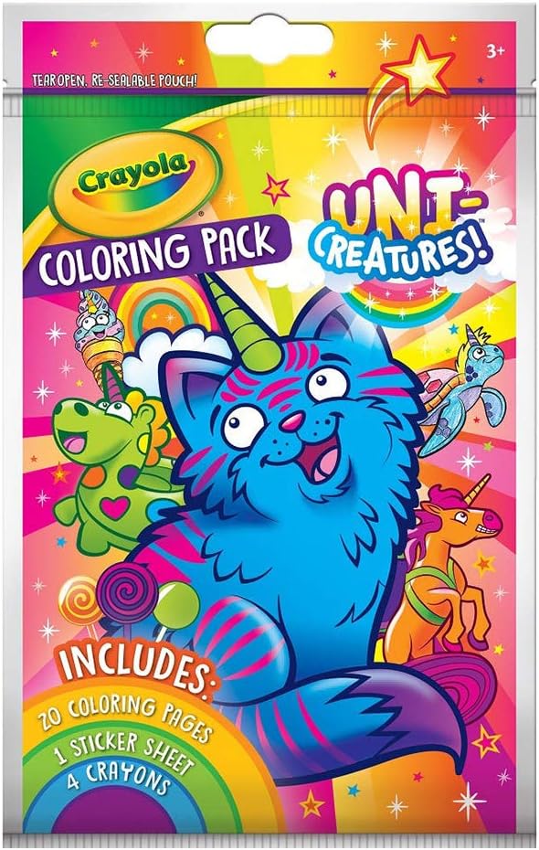 Crayola UniCreatures Coloring Book Ogalala World