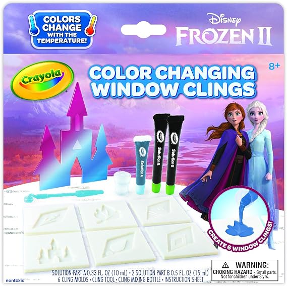 Crayola Color Changing Window Clings - Frozen 2