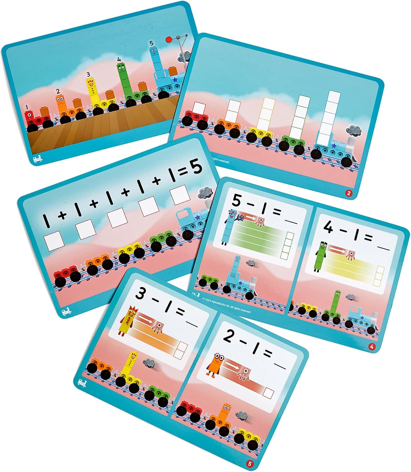 Learning Resources MathLink(R) Cubes Numberblocks Express Train Activity Set