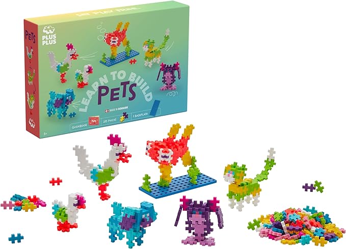 Plus-Plus Learn to Build Pets