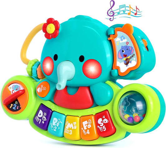 HOLA Elephant keyboard (with music, light, sound effects)