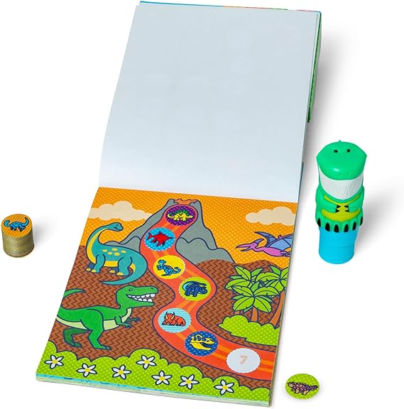 Melissa & Doug Sticker Wow! Sticker Stamper & Activity Pad  Dinosaur