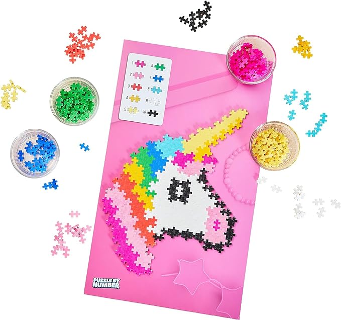 Plus-Plus Puzzle By Number Unicorn 250pcs