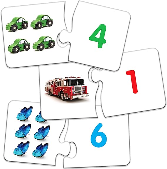 The Learning Journey Counting (30 Self-Correcting Puzzle Sets teaching counting skills)