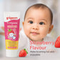 Pigeon Official Toothpaste Strawberry 0+ Months 1pc - 100% Food Grade Ingredients, SLS/Fluoride Free, Safe if swallowed, Gentle on new milk teeth, made with Xylitol agent, Co-developed with Pediatric Dentist, Japan No. 1 Brand