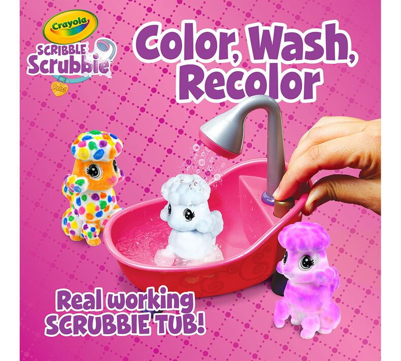 Crayola Scribble Scrubbie Pets Tub Play Set