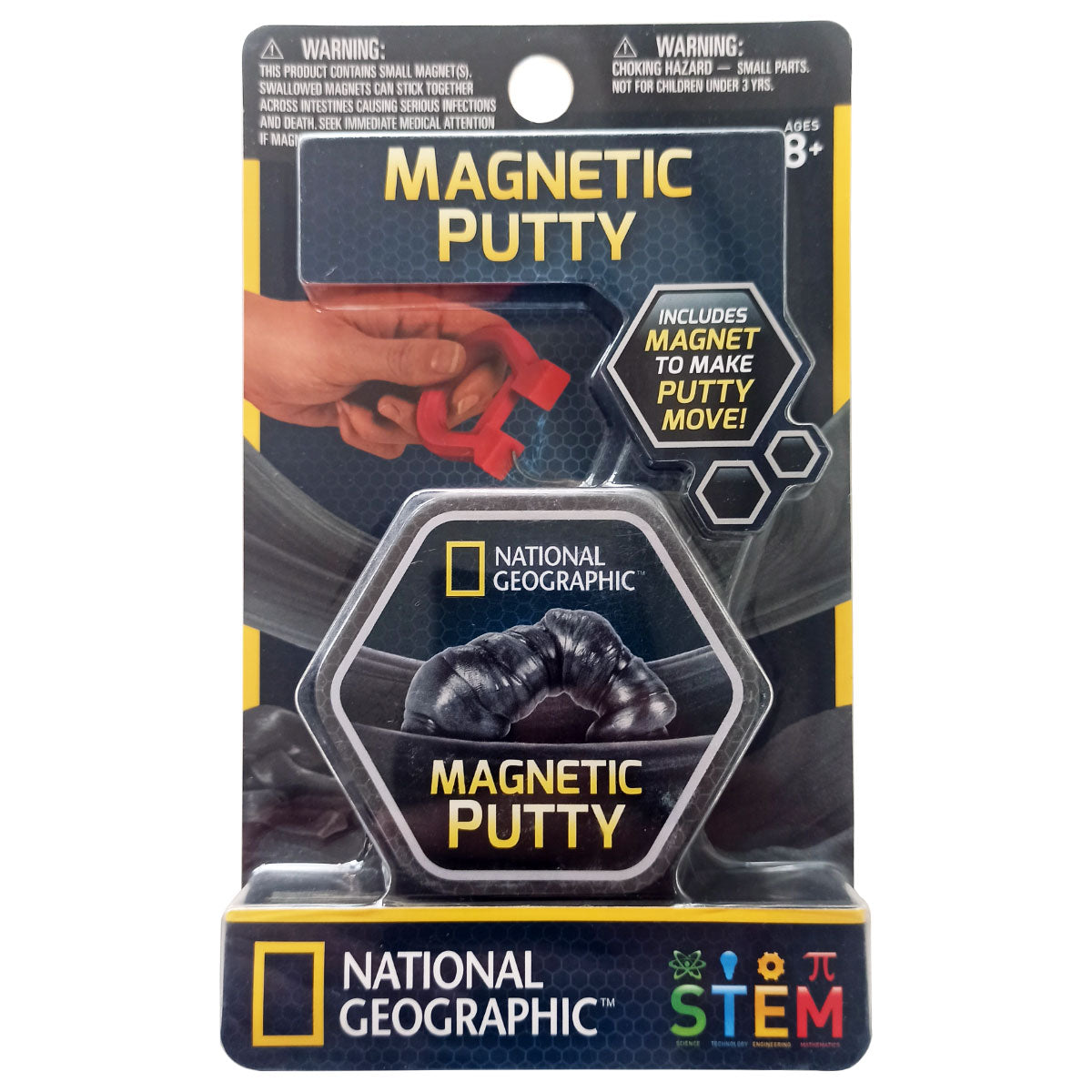 NAT GEO Volcano Kit +Slime Kit +Magnetic Putty