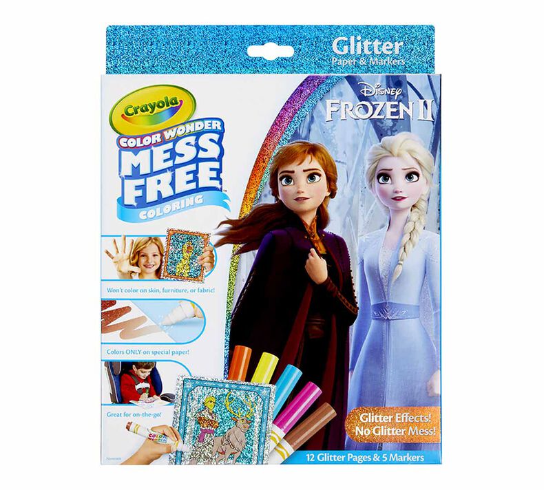 Crayola Color Wonder Mess Free Coloring Pad & Markers, Frozen