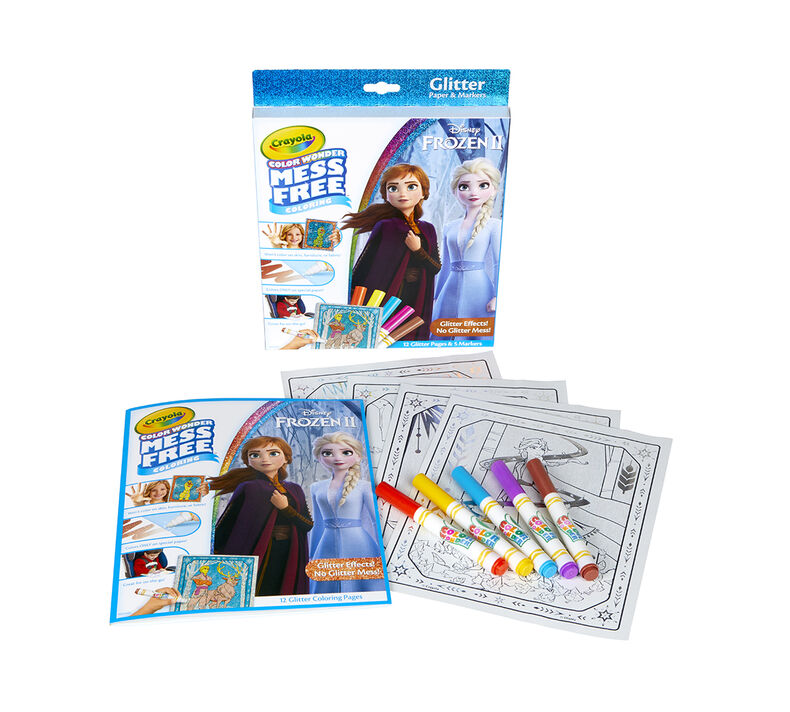 Crayola Color Wonder Mess Free Coloring Pad & Markers, Frozen