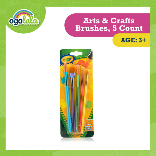 Crayola 5ct Art & Craft Brush