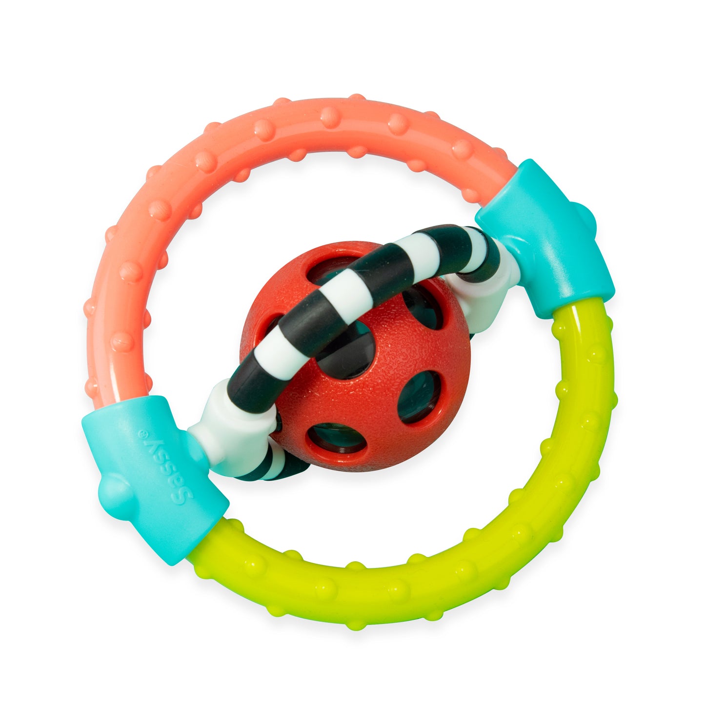 SASSY SPIN & CHEW FLEXIBLE RING RATTLE