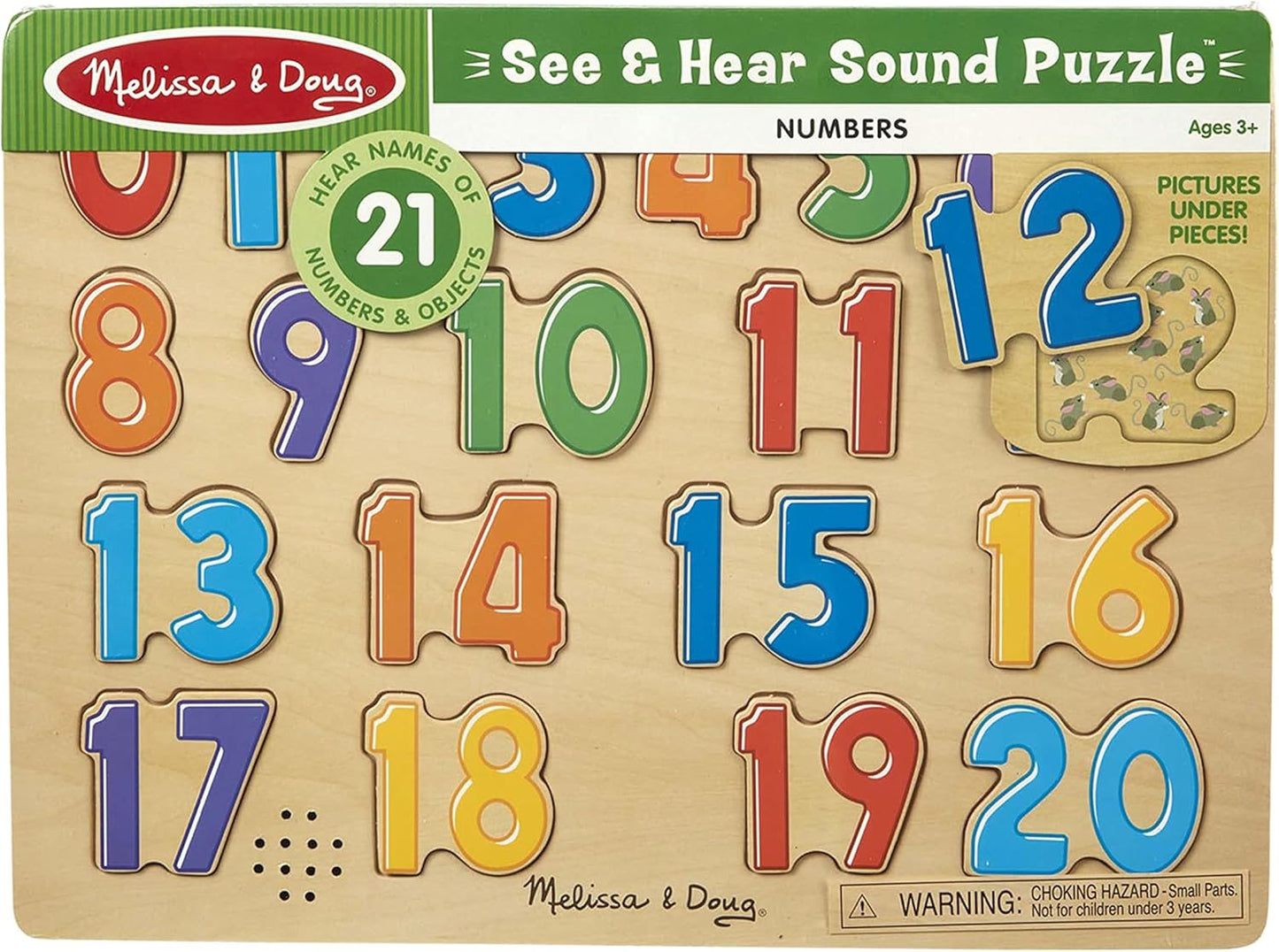 Melissa & Doug Numbers Sound Puzzle