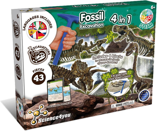 Science 4 You Fossil Excavation 4 in 1