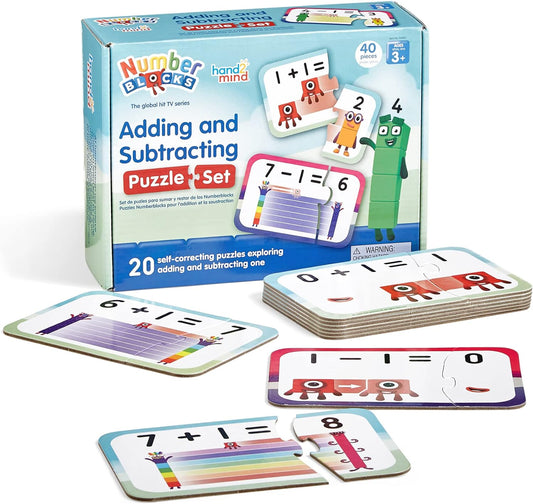 Learning Resources Numberblocks Adding And Subtracting Puzzle Set