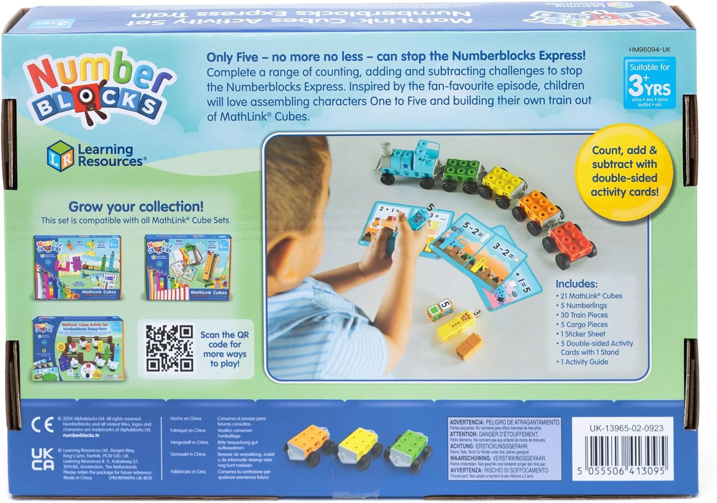 Learning Resources MathLink(R) Cubes Numberblocks Express Train Activity Set