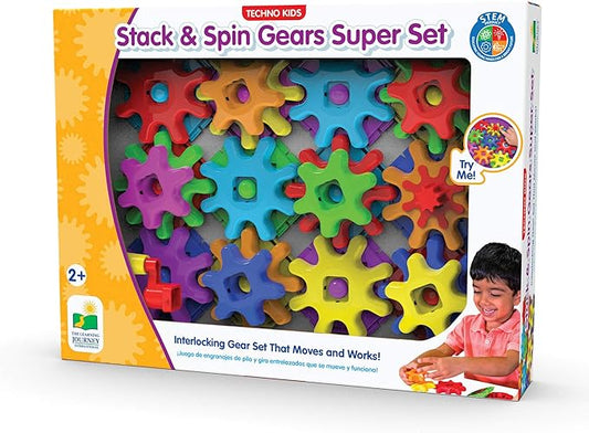 The Learning Journey Stack and Spin Gears Super Set