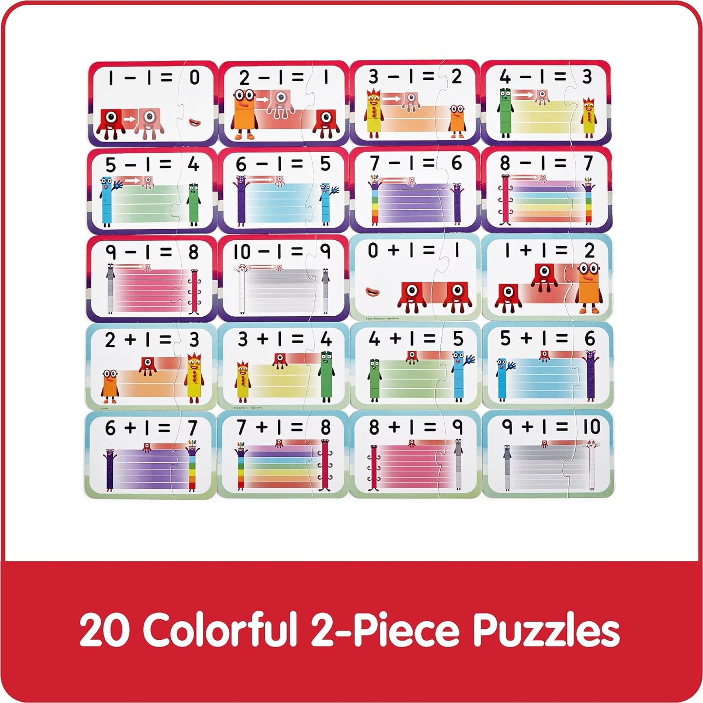 Learning Resources Numberblocks Adding And Subtracting Puzzle Set