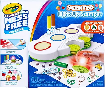 CRAYOLA CW SCENTED LIGHT UP STAMPER,6PK