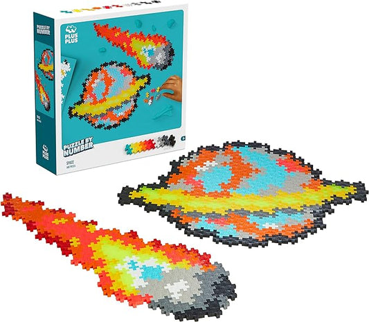 Plus-Plus Puzzle By Number Space 500pcs