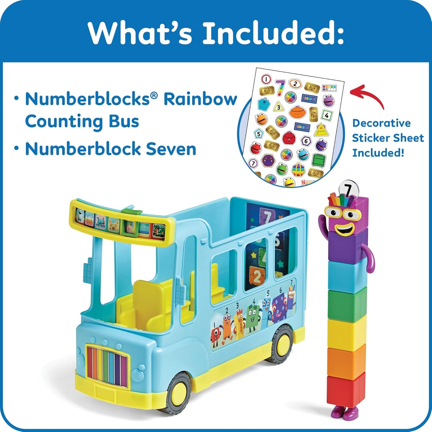 Learning Resources Numberblocks Rainbow Bus