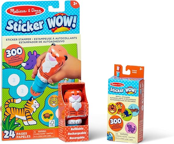 Melissa & Doug Sticker Wow! Srickewr Stamper & Activity Pad  Tiger