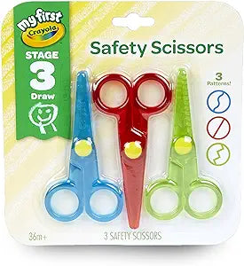 My First Crayola 3ct Safety Scissors