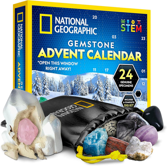 National Geographic Rock, Mineral, Gemstone Advent Calendar