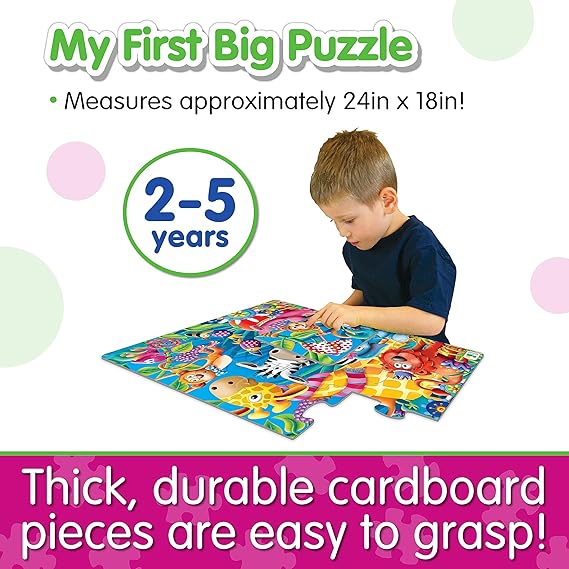 The Learning Journey My First Big Floor Puzzle - Jungle Friends