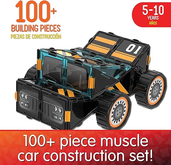 The Learning Journey Techno Tiles - Muscle Car (100+ pcs)