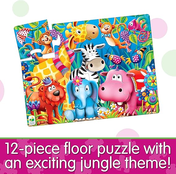 The Learning Journey My First Big Floor Puzzle - Jungle Friends